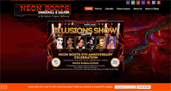 Desktop Screenshot of neonbootsclub.com